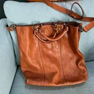 Beautiful leather bag / satchel from Japan